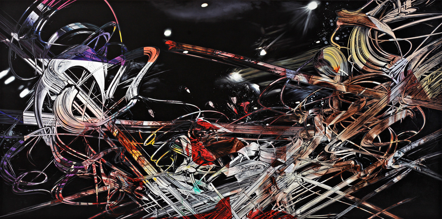 Sean Dawson, ‘Dark Wave Forms’, 2010, Oil on linen