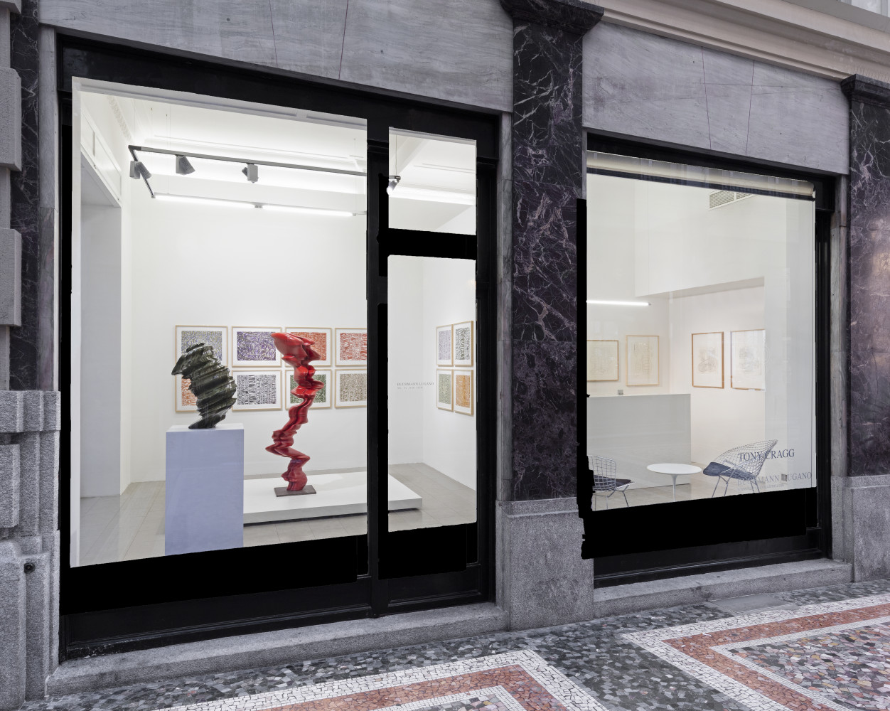 Tony Cragg, Installationsansicht, Buchmann Lugano, 2021