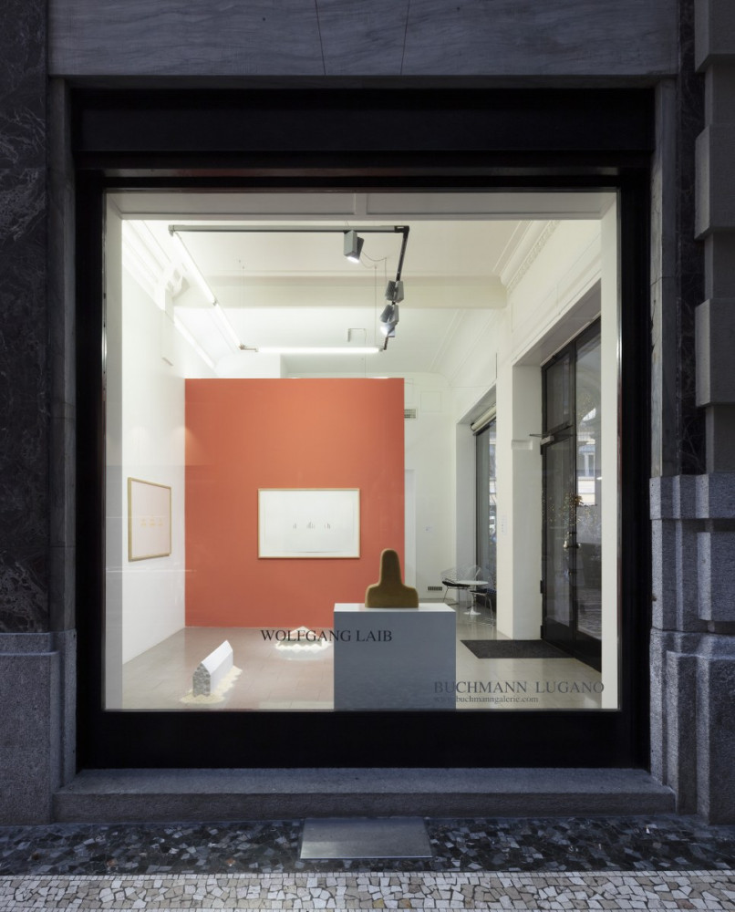 Wolfgang Laib, Installationsansicht, Buchmann Lugano, 2023