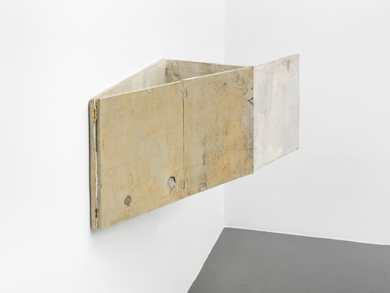 Lawrence Carroll, ‘Untitled (hinge painting)’, 2013, oil and wax on wood