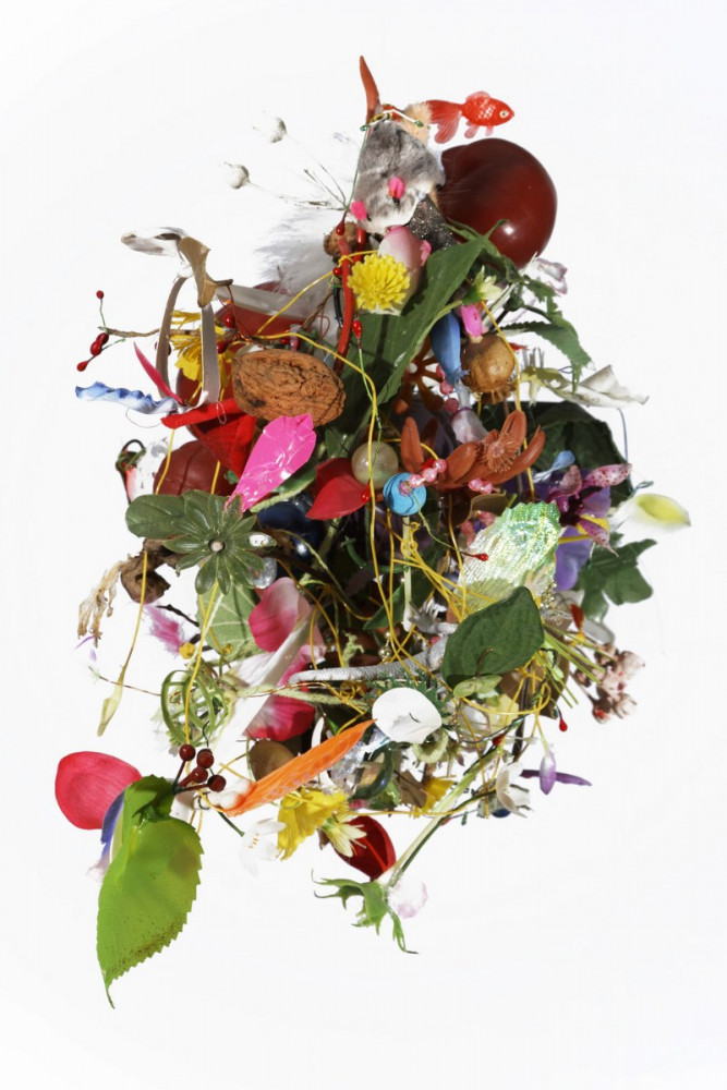 Gerda Steiner & Jörg Lenzlinger, ‘Blumenschwarm’, 2014, dried flowers, plastic materials