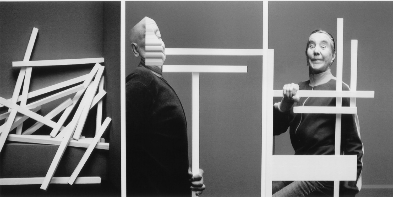 Anna & Bernhard Blume, ‘Hommage à Mondrian, from the series „Abstrakte Kunst“’, 2004, Archival inkjet on Ilford Pearl paper, 3-part, each