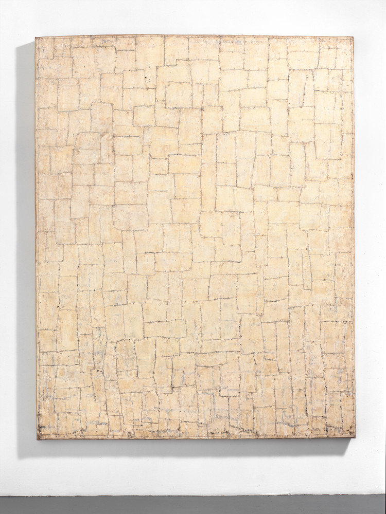 Lawrence Carroll, ‘Untitled (Puzzle Painting’, 1997, Oil and wax on canvas on wood