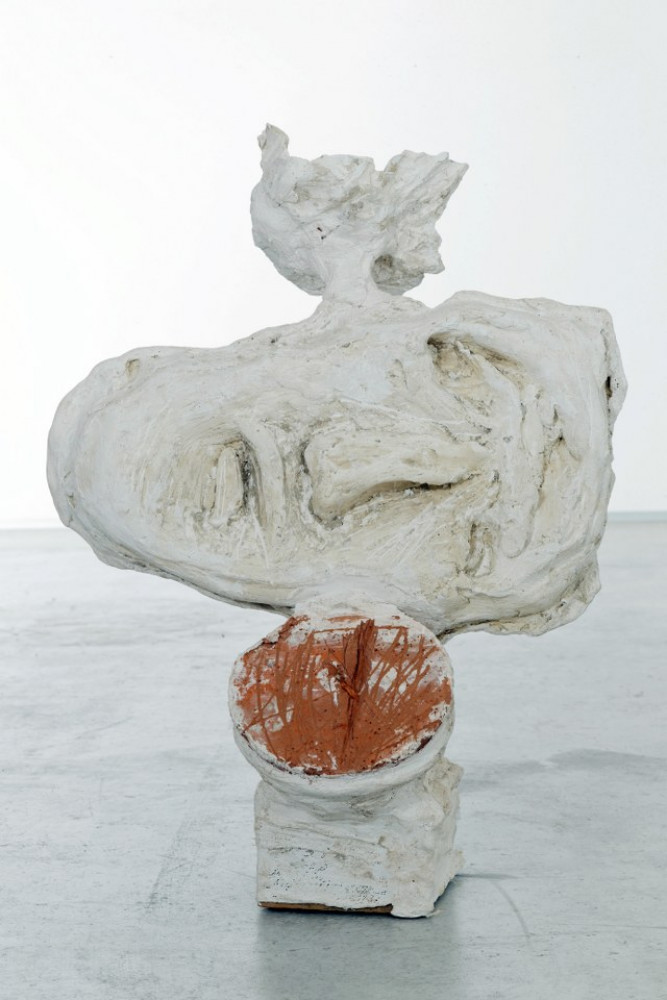 Martin Disler, ‘Ohne Titel’, 1987, plaster, clay, wood amd stone