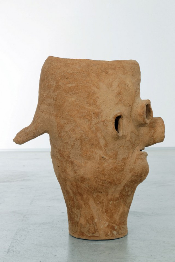 Martin Disler, ‘Ohne Titel (from the group "Steinzeug und gebrannte Erde") detail’, 1993, clay