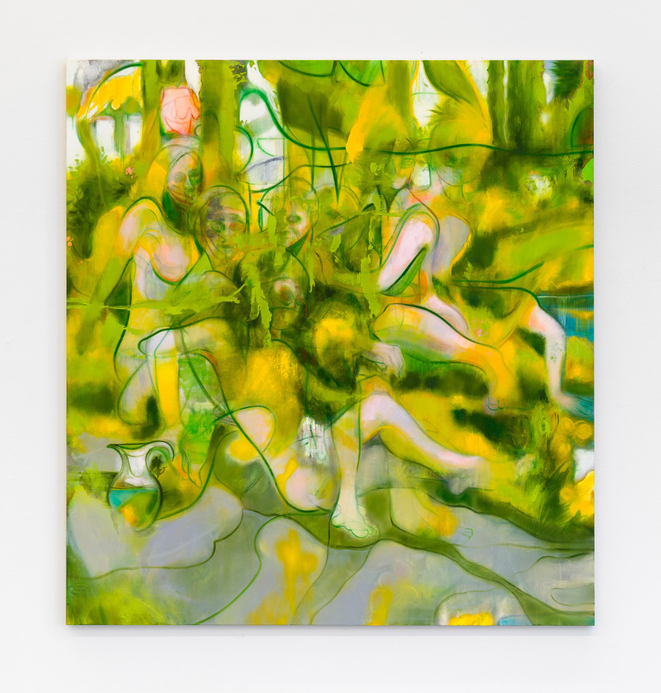 Nigel Cooke, ‘Spring Bathers’, 2019, Oil on linen