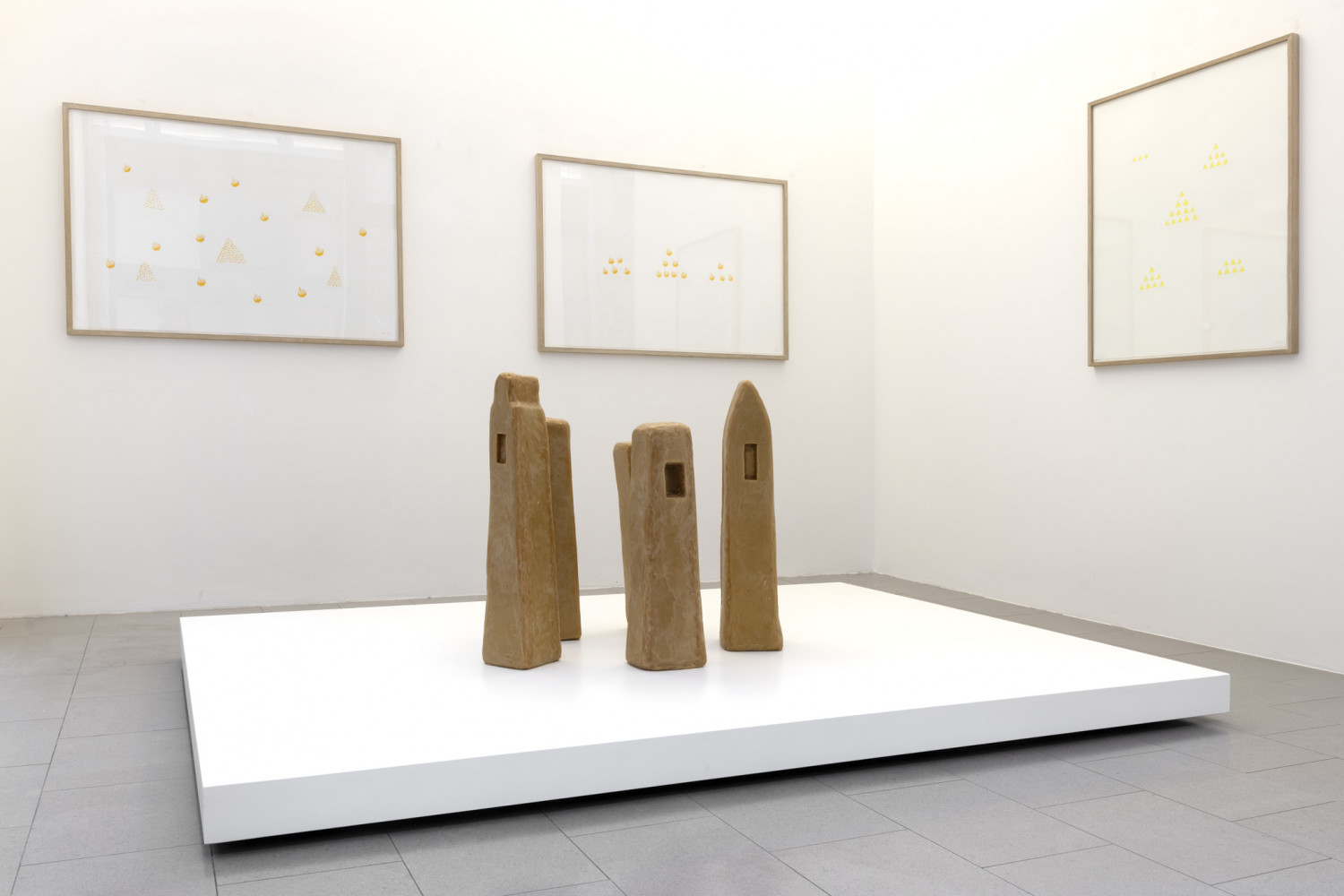 Wolfgang Laib, Installation view, Buchmann Lugano, 2020