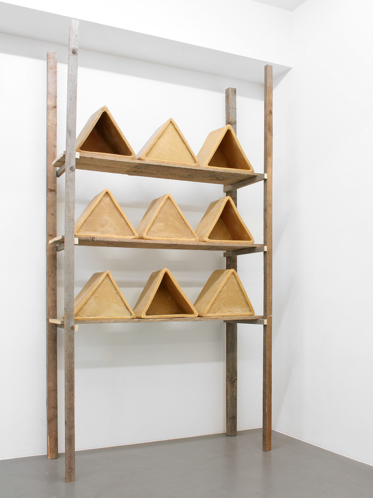 Wolfgang Laib, ‘Untitled’, 2006-2007, Beeswax, wood 