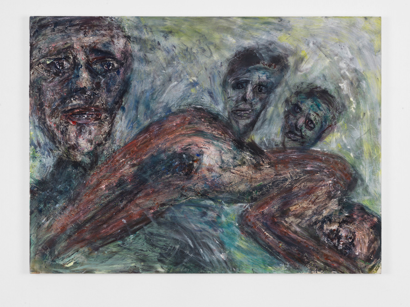 Martin Disler, Untitled, 1992, acrylic on canvas, 110 x 150 cm / 43¼ x 59 in