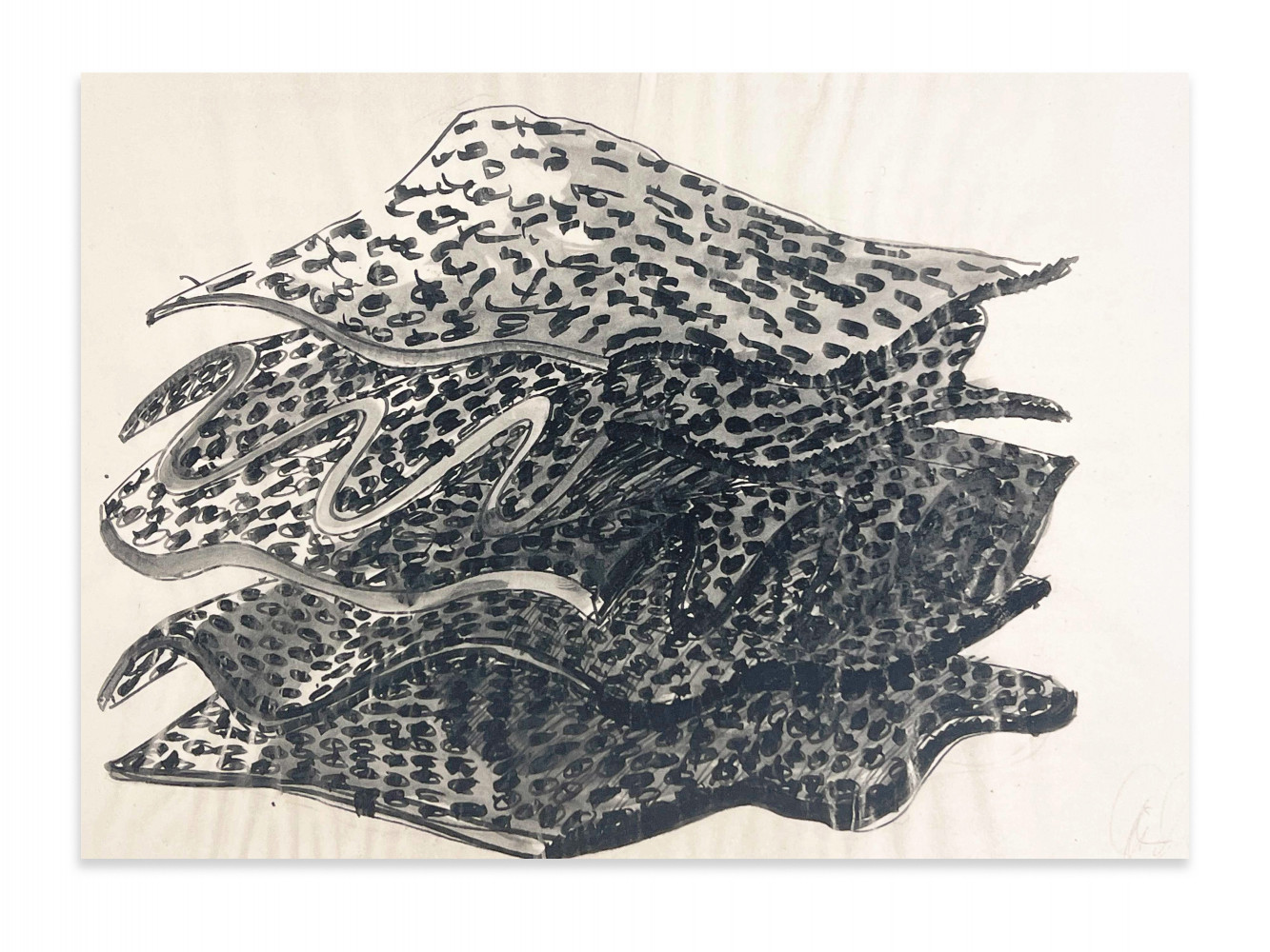 Tony Cragg, ‘Untitled’, 1993, Ink on tracing paper
