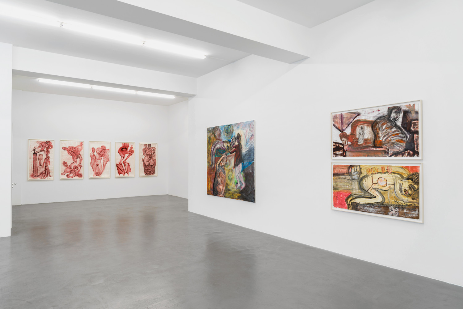 Martin Disler, exhibition view Buchmann Galerie 2017