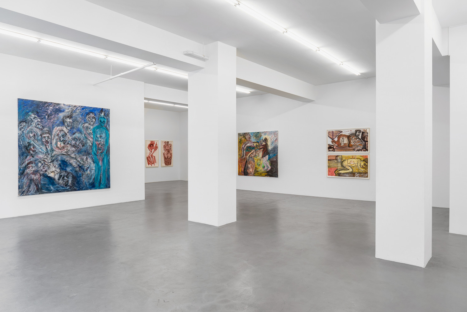 Martin Disler, exhibition view Buchmann Galerie 2017