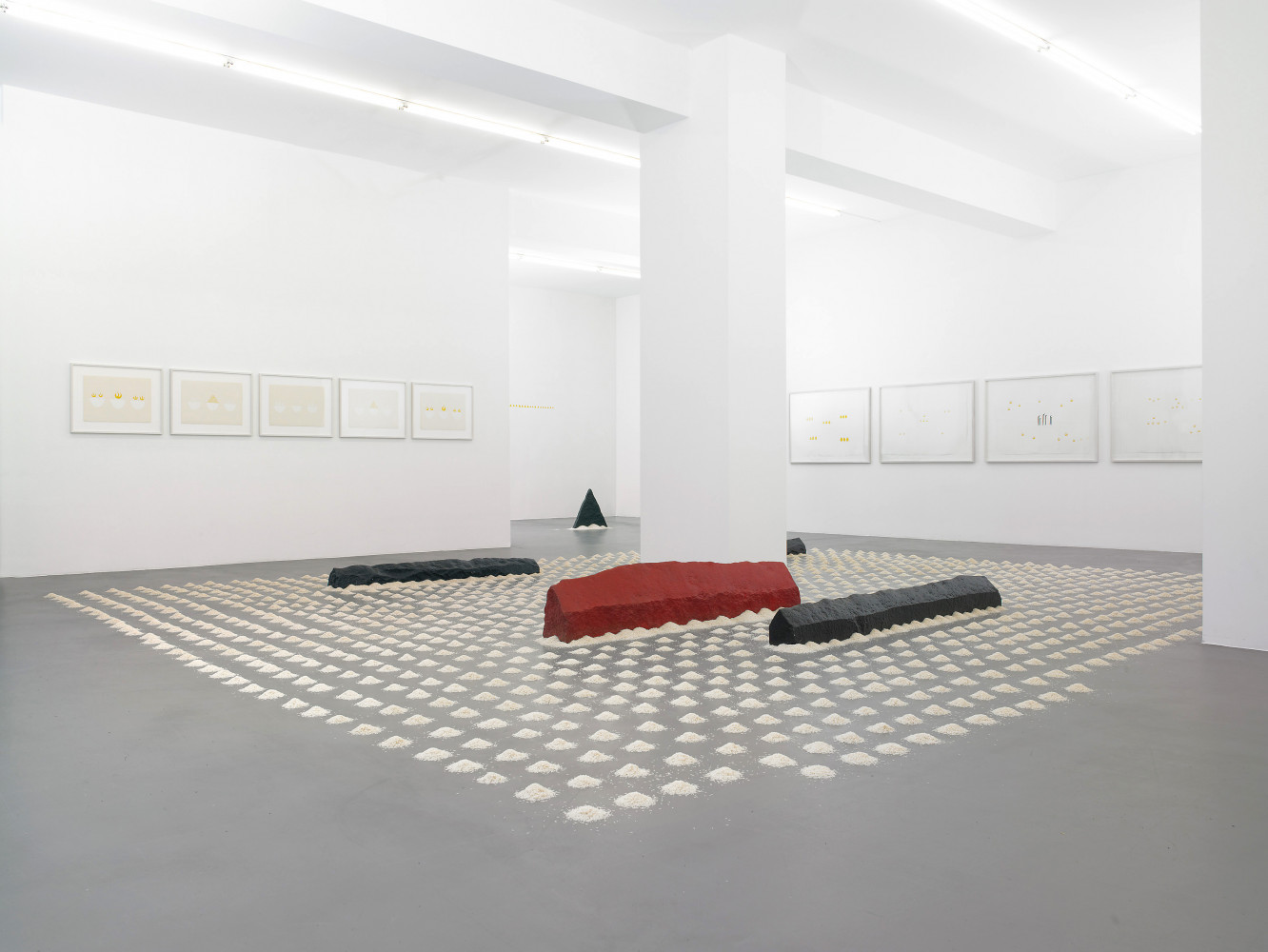 ‘Wolfgang Laib’, Installation view, Buchmann Galerie, 2011