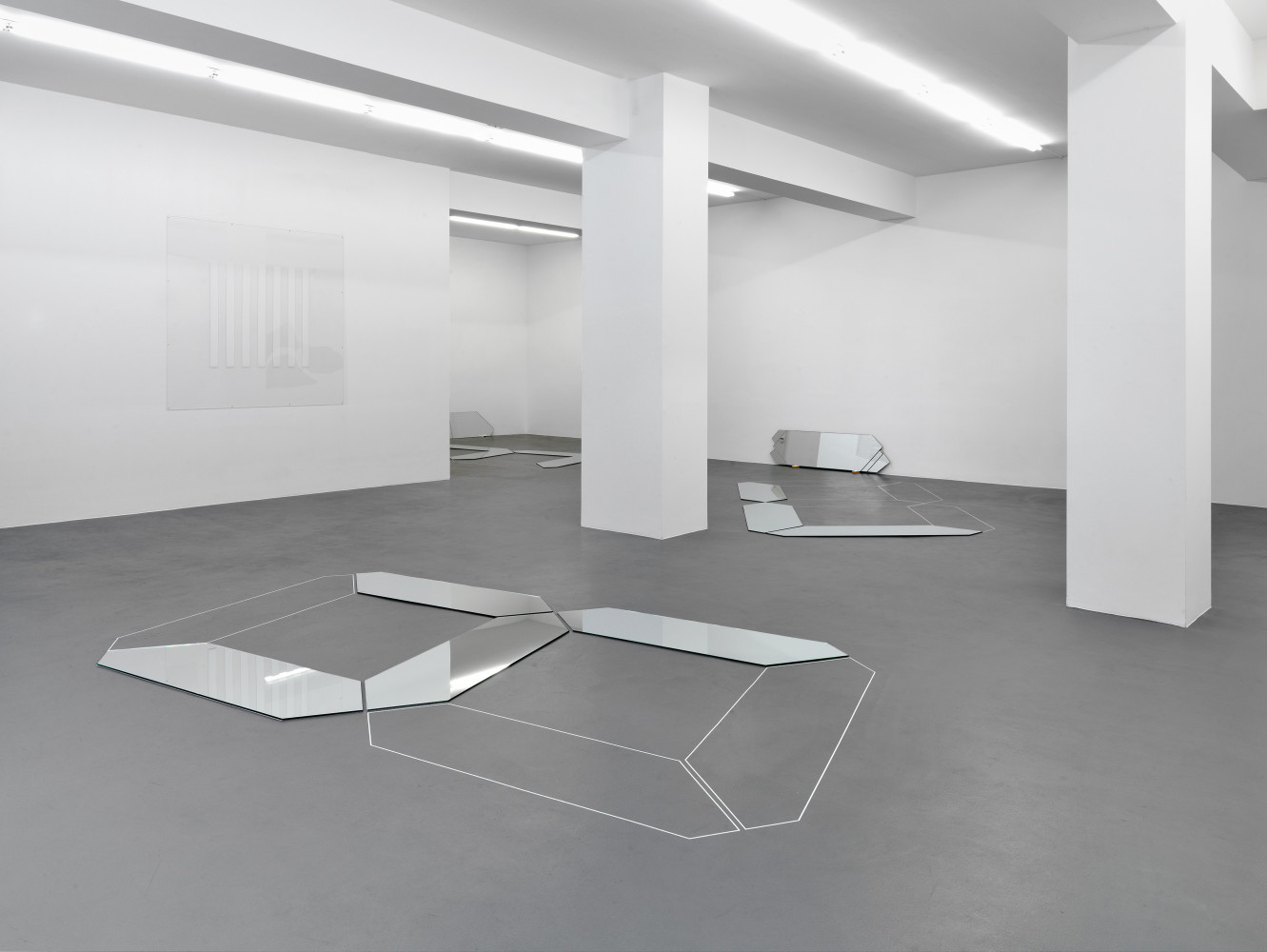 ‘Daniel Buren, Tony Cragg, Tatsuo Miyajima’, Installation view, Buchmann Galerie, 2012