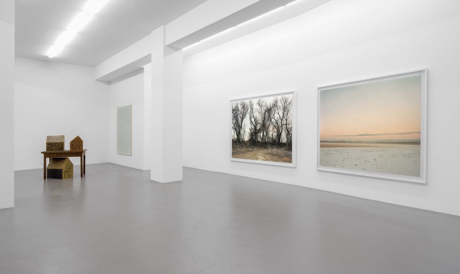 ‘On Landscape – Balthasar Burkhard – Tony Cragg – Alberto Garutti – Joel Sternfeld’, Installation view, Buchmann Galerie, 2019