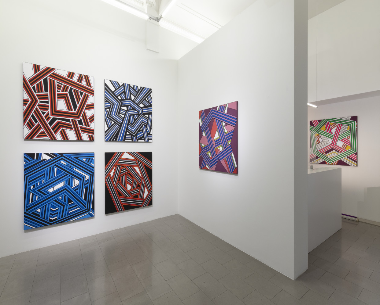 Alex Dorici, Installationsansicht, Buchmann Lugano, 2021