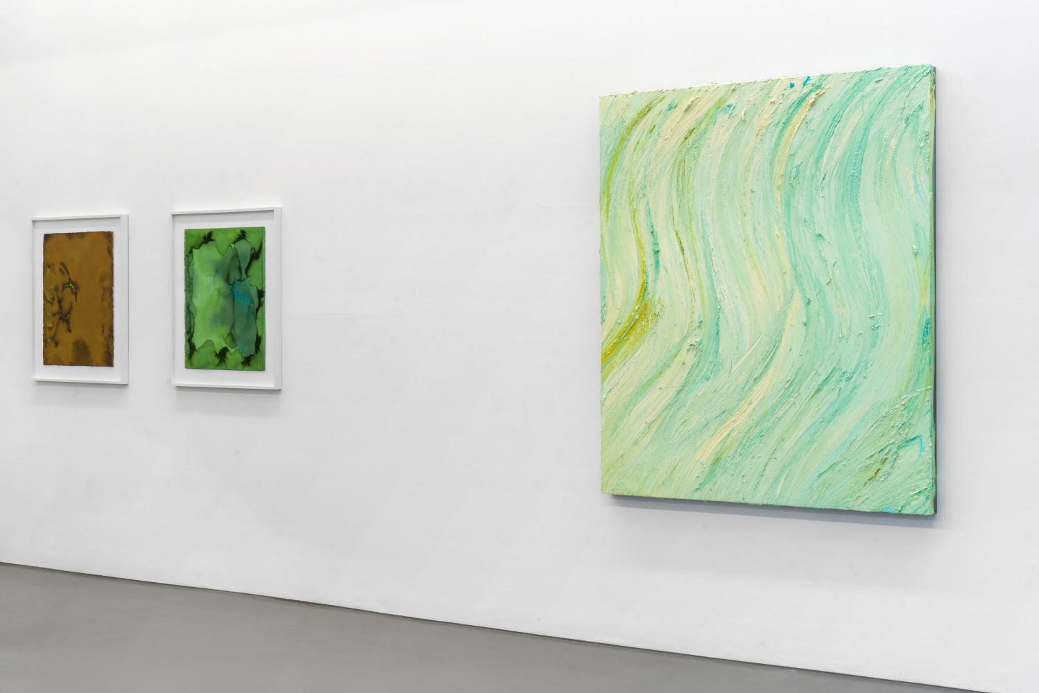 Jason Martin, ‘Reise ans Mittelmeer – Daniel Buren, Balthasar Burkhard, Jason Martin’, Installation view, Buchmann Galerie, 2021