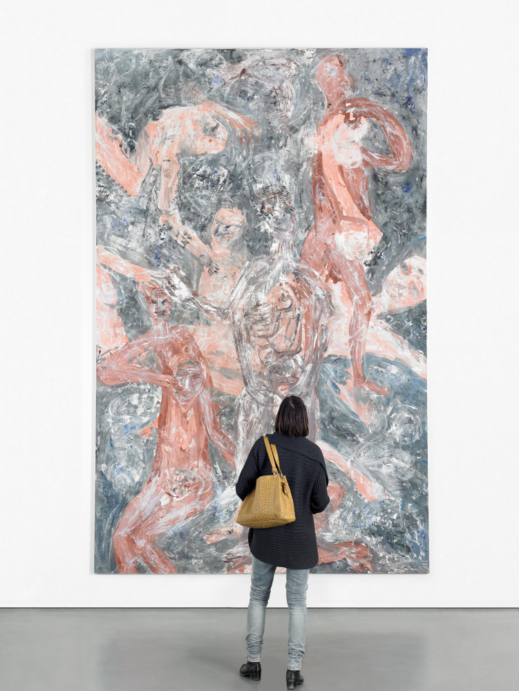 Martin Disler, Unlöschbares Verlangen, Inextinguishable desire, painting, 425 x 270 cm
