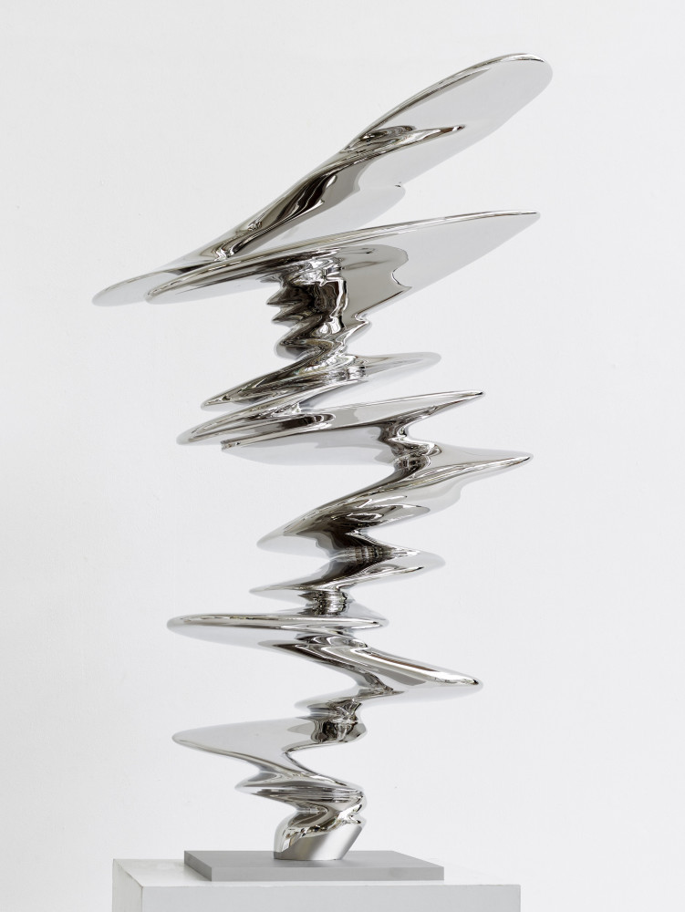 Tony Cragg, Curve, stainless steel, sculpture, Skulptur