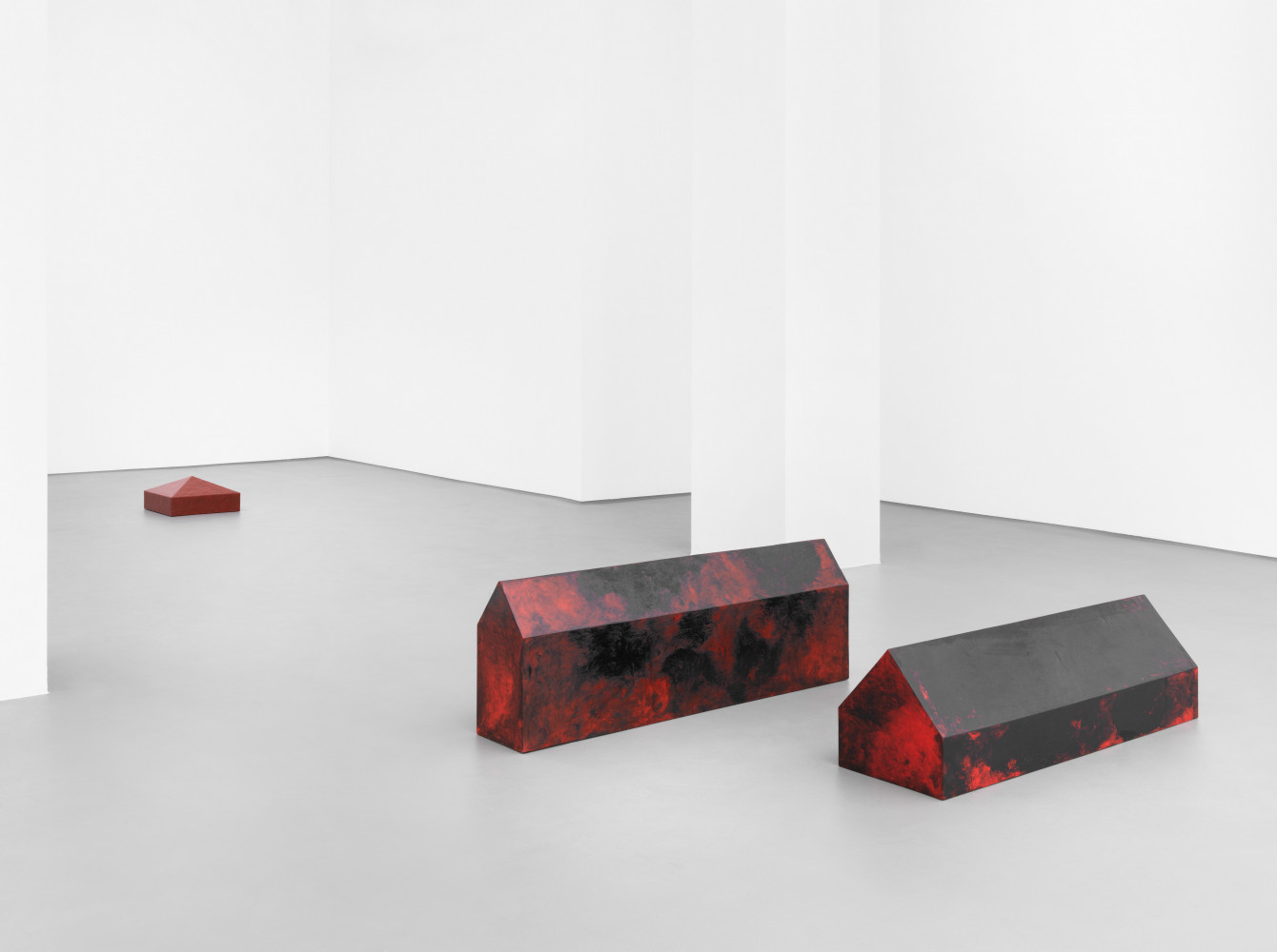 Installation view Wolfgang Laib in the Buchmann Galerie 2022