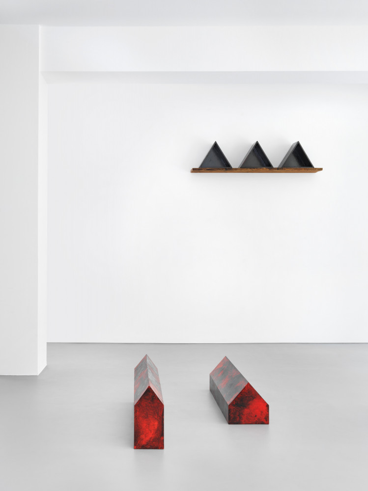 Wolfgang Laib, Installation view, Buchmann Galerie, 2022