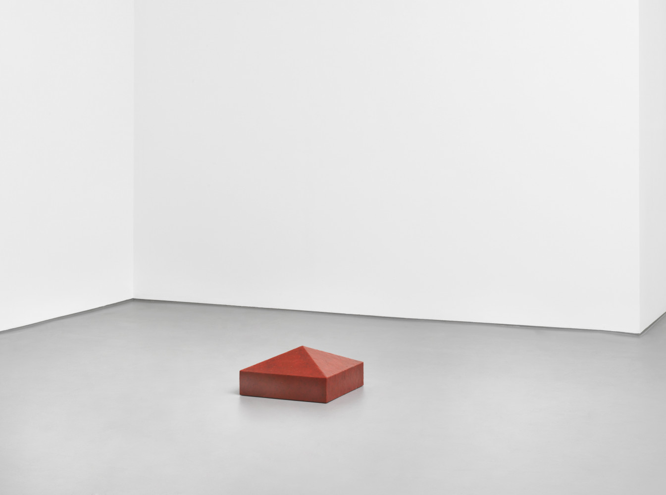 Sculpture Rice House by Wolfgang Laib in the Buchmann Galerie 2022
