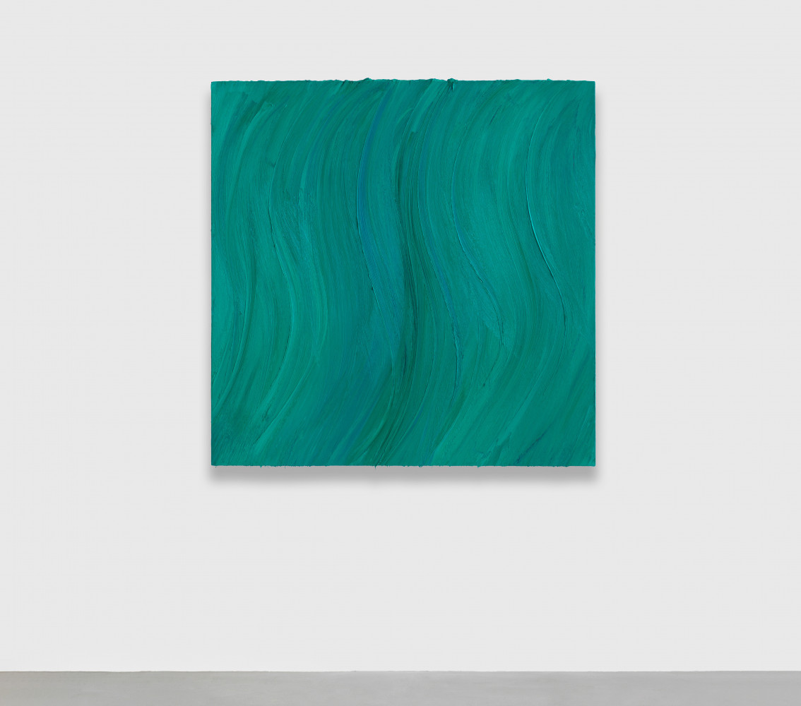 Jason Martin, ‘Untitled (Caribbean blue / Zinc green deep)’, 2020