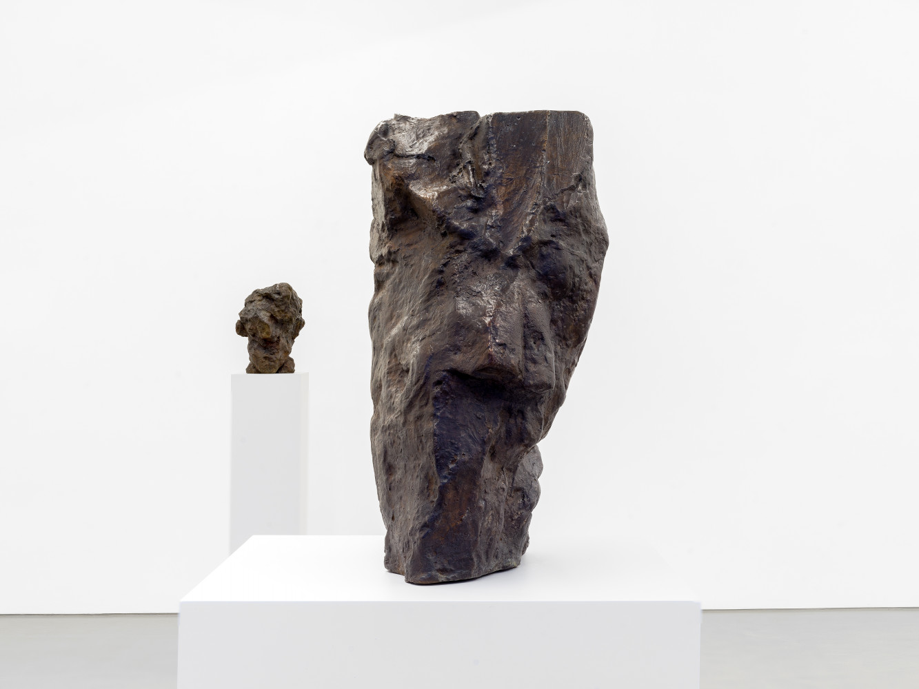 William Tucker, ‘Portraits and Masks’, Installationsansicht, Buchmann Galerie, 2022