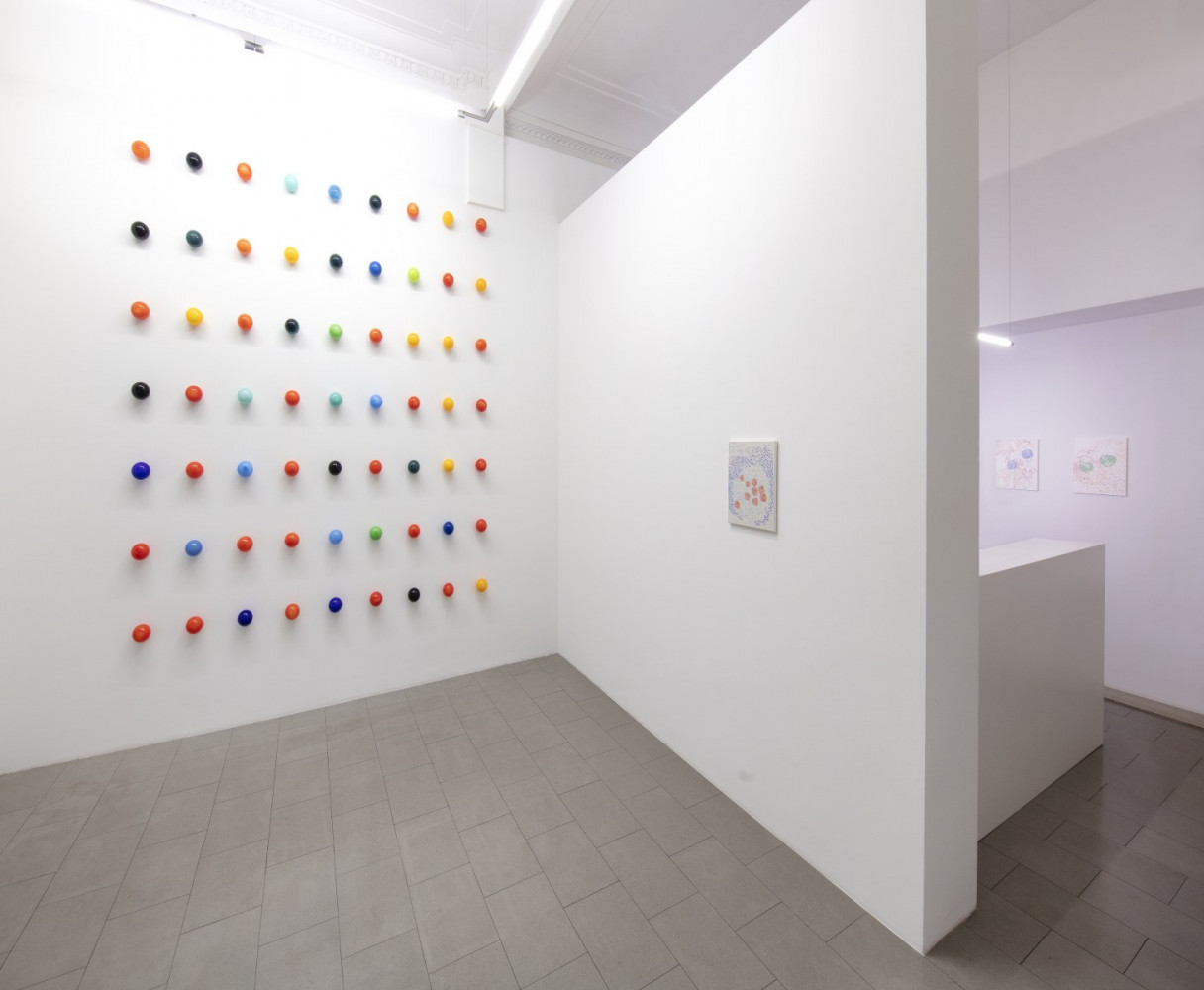 Véronique Arnold, Installationsansicht, Buchmann Lugano, 2023–2023