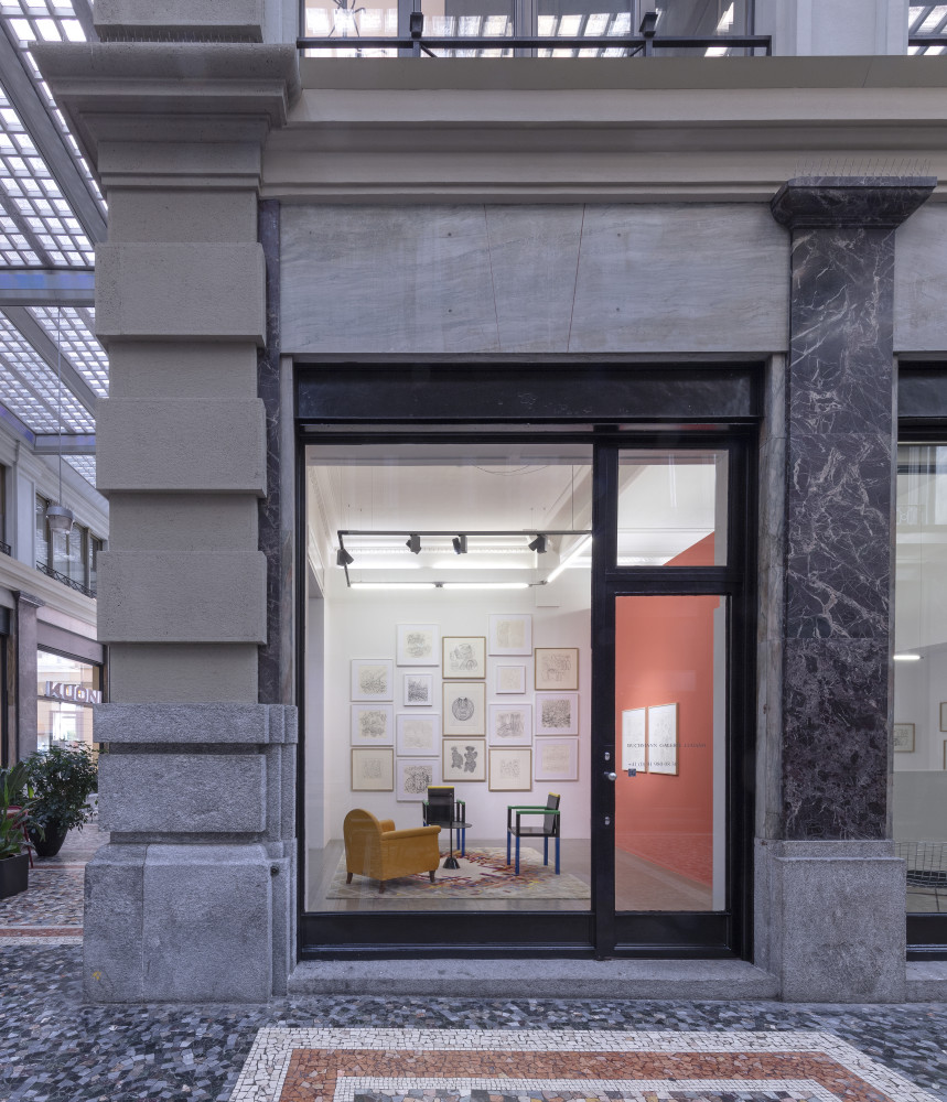 Tony Cragg, Mario Merz, Installation view, Buchmann Lugano, 0023–2023