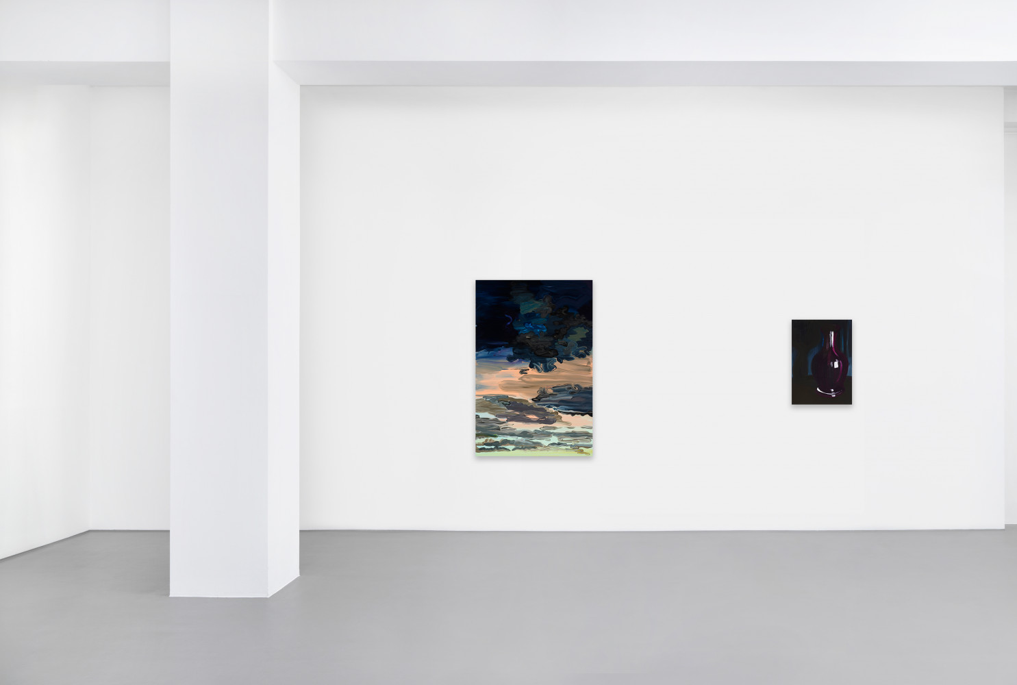 Clare Woods, Installationsansicht, Buchmann Galerie, 2023