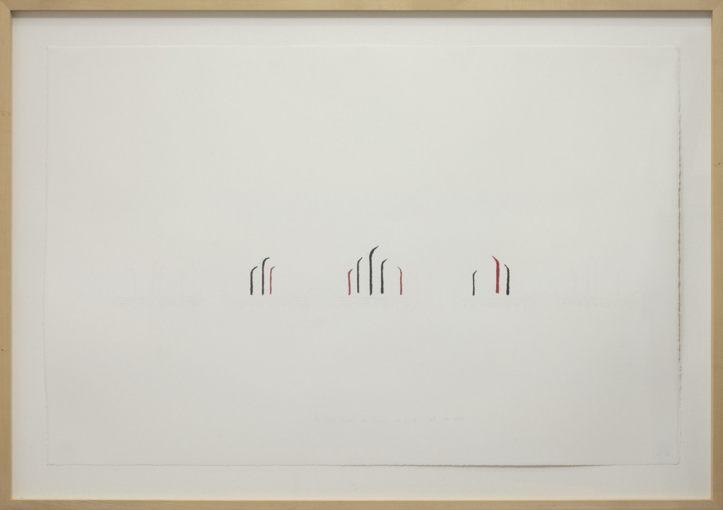 Wolfgang Laib, ‘The Cobra Snakes are coming out pf the wall at night, 2008’