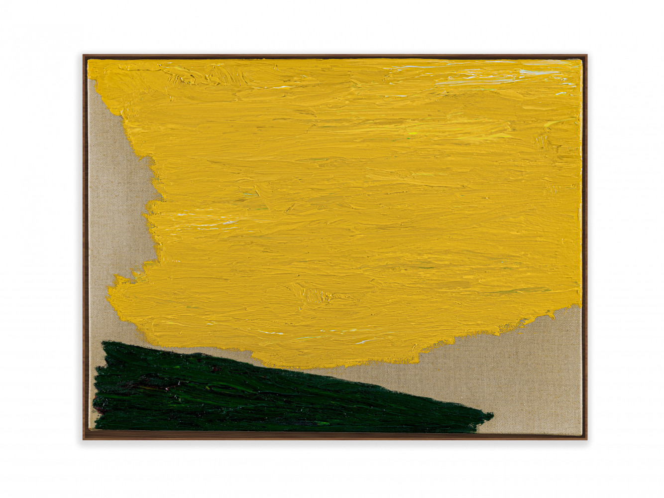 Pedro Cabrita Reis, ‘Landscapes (series XI) #15’, 2020, Öl auf roher Leinwand