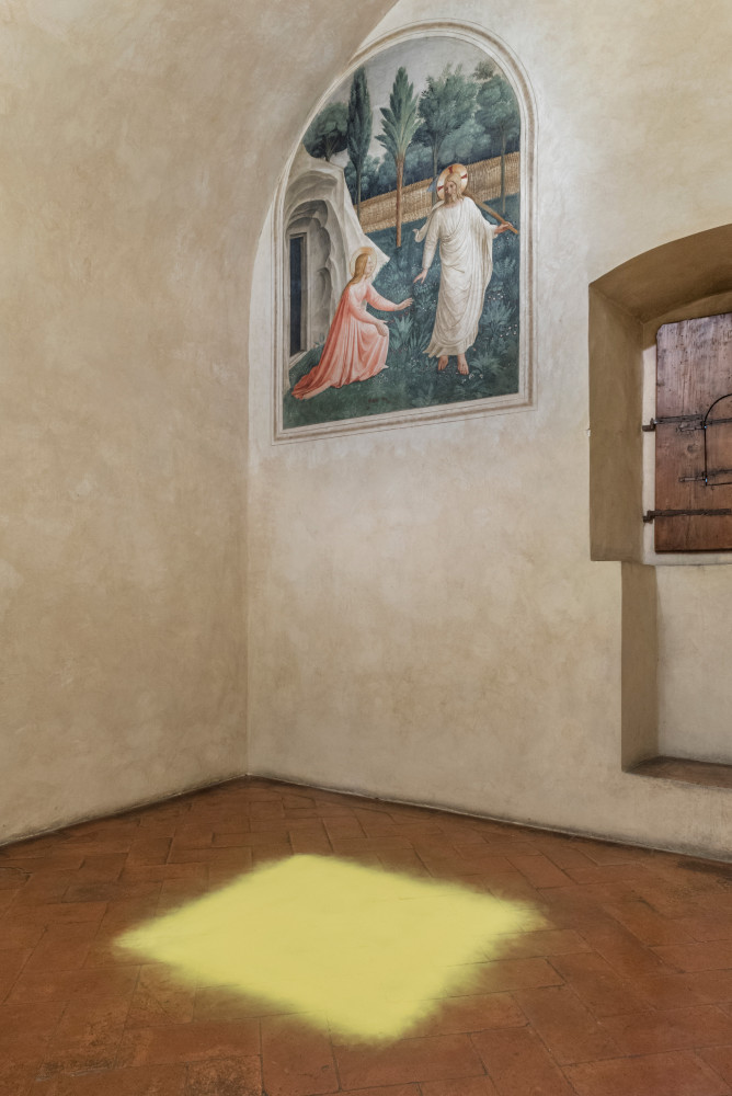 Wolfgang Laib, ‘Pollen from Hazelnut, convent of San Marco, Florence’, 2019