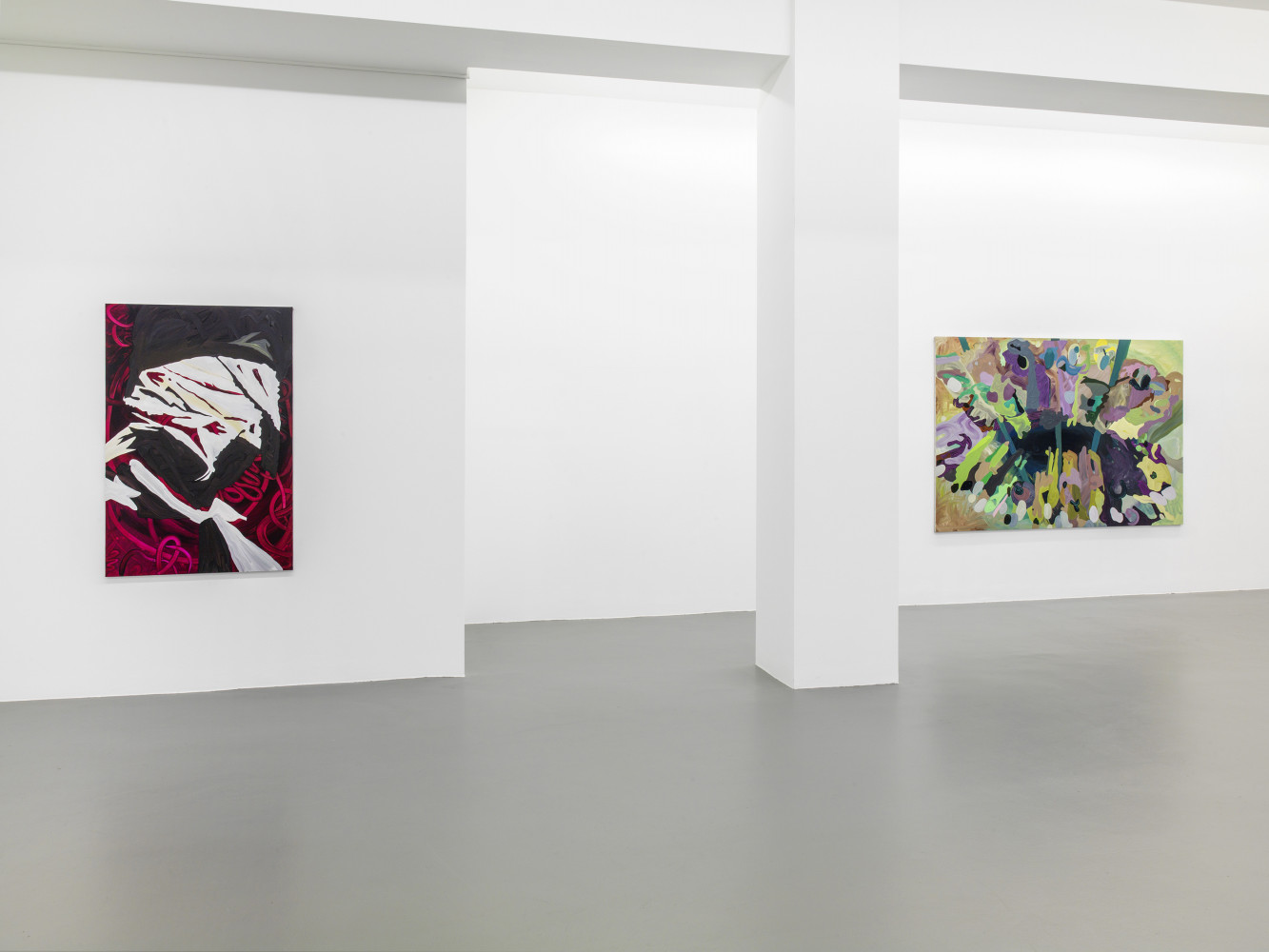 Clare Woods, Installationsansicht, Buchmann Galerie, 2014