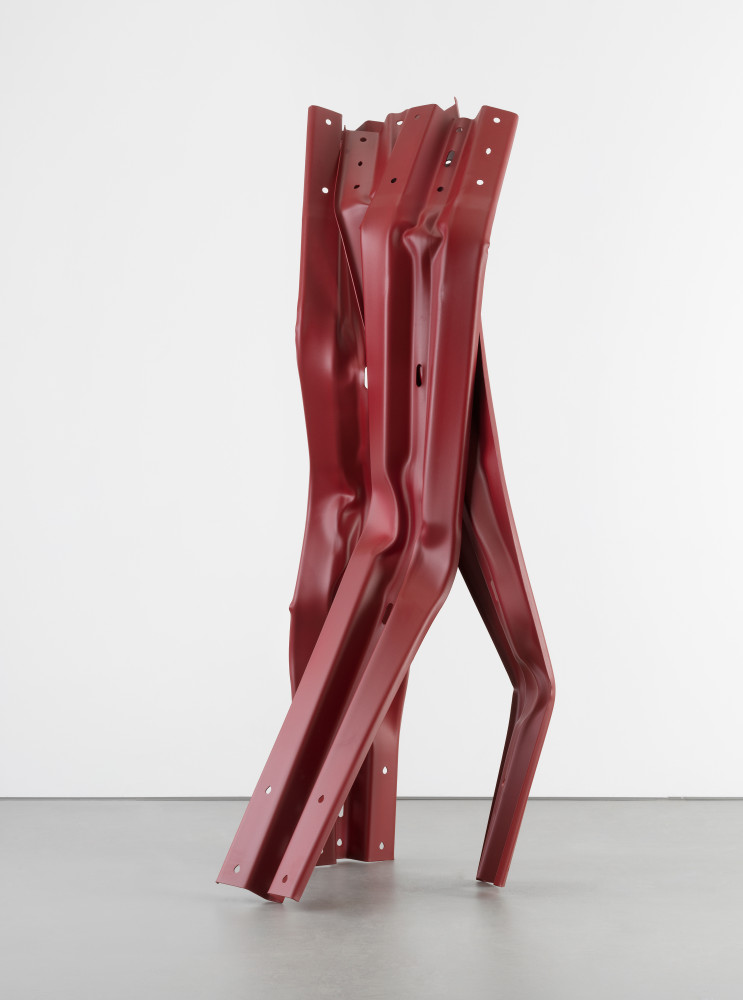 Bettina Pousttchi, ‘Vertical Highways A23’, 2021, Guard rails, steel