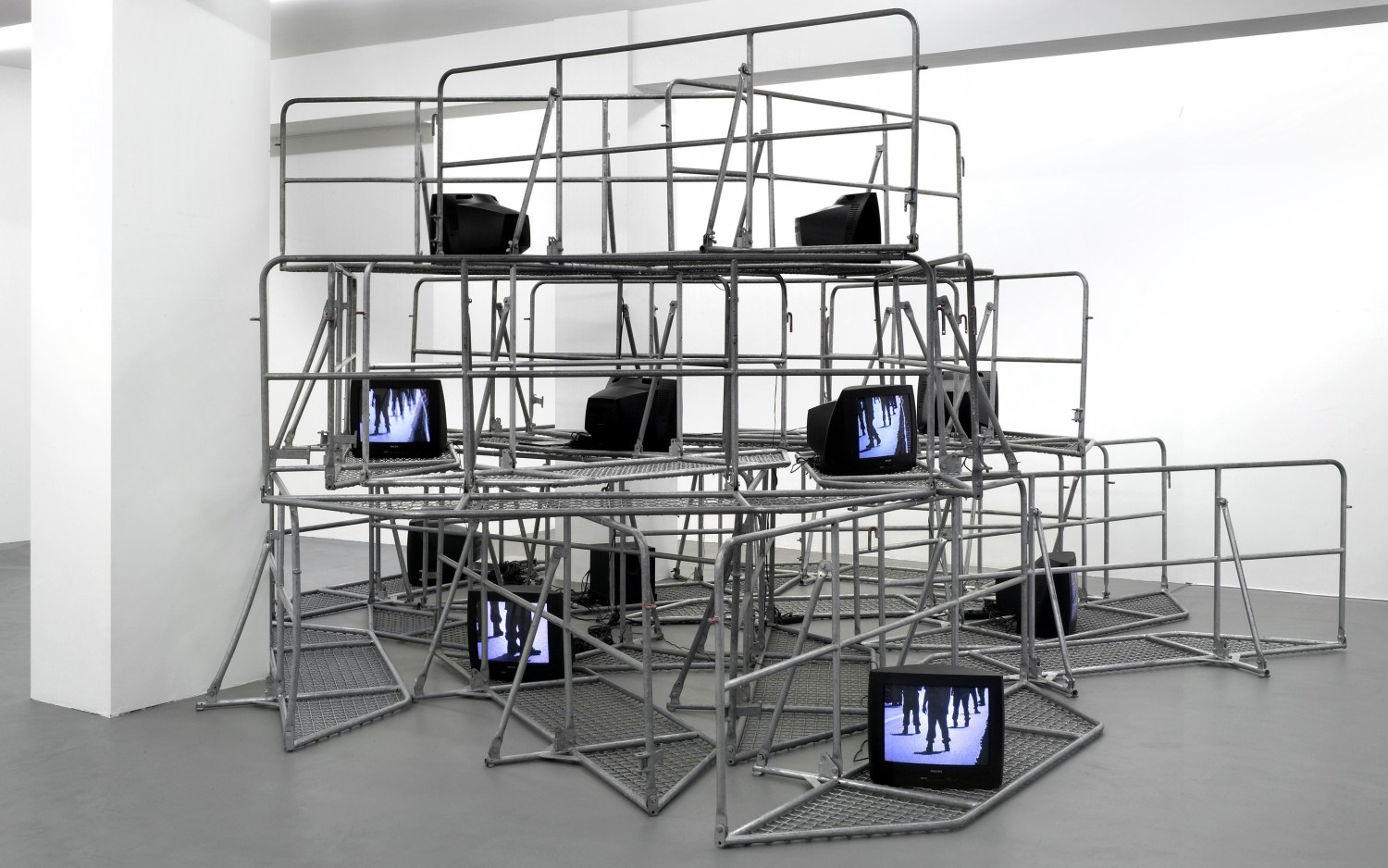 Bettina Pousttchi, ‘Landing’, Installation view, Buchmann Galerie, 2006