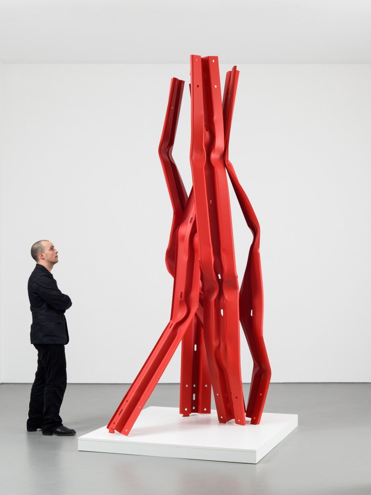 Bettina Pousttchi, ‘Vertical Highways’, 2025, Leitplanken, Stahl