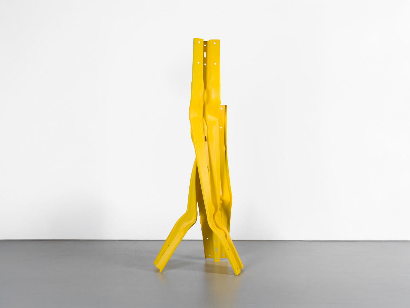 Bettina Pousttchi, ‘Vertical Highways A43’, 2025, Leitplanken, Stahl / Guard rails, steel