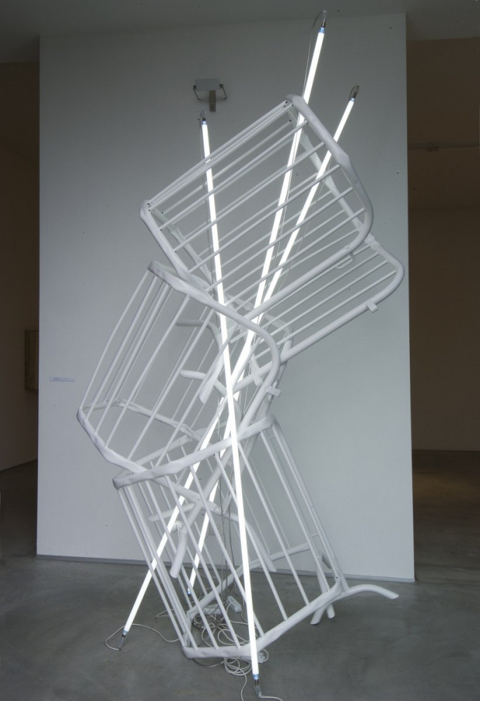 Bettina Pousttchi, ‘Double Monument II (for Flavin and Tatlin)’, 2009