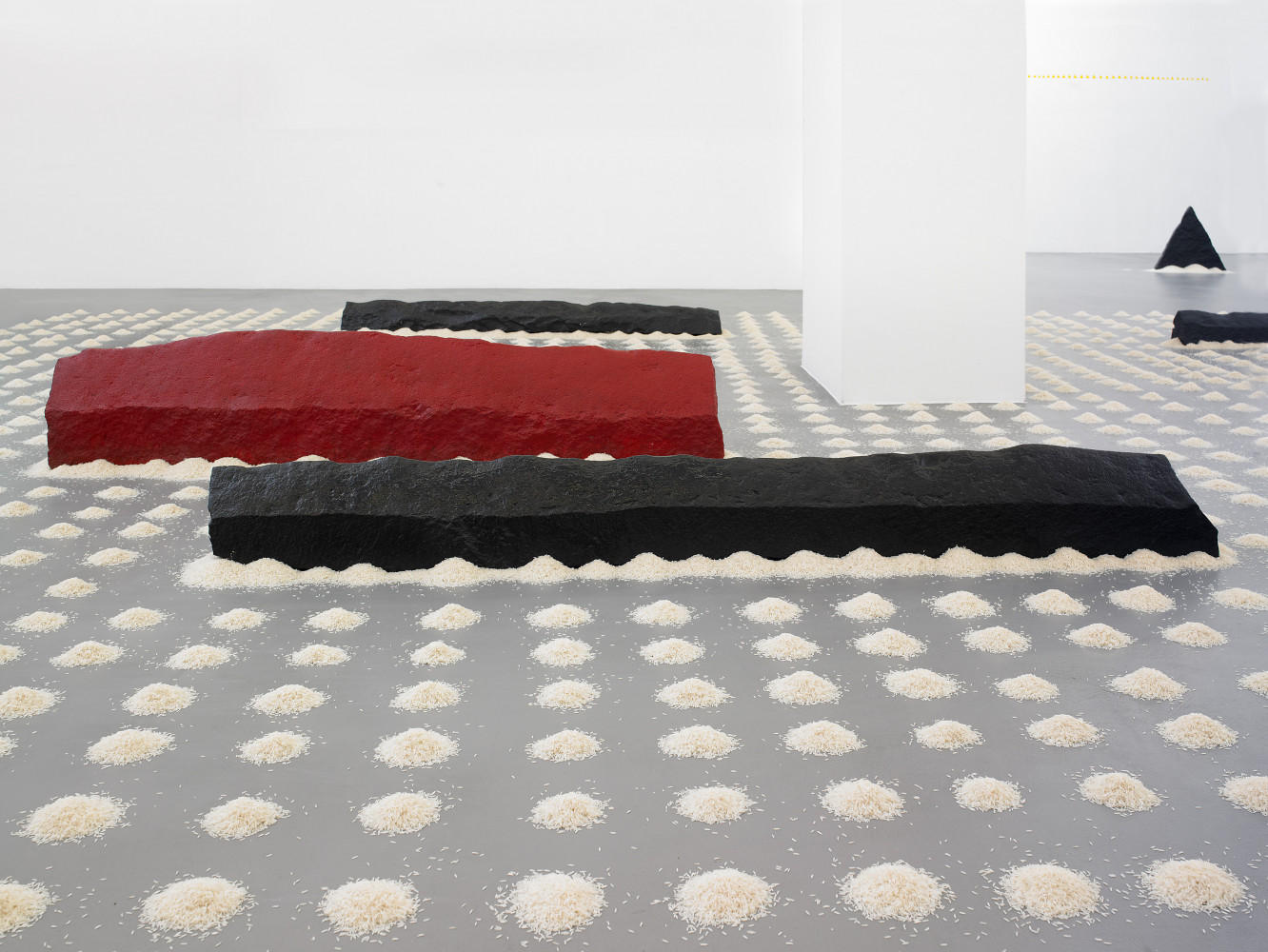 Wolfgang Laib, Installationsansicht, Buchmann Galerie, 2011