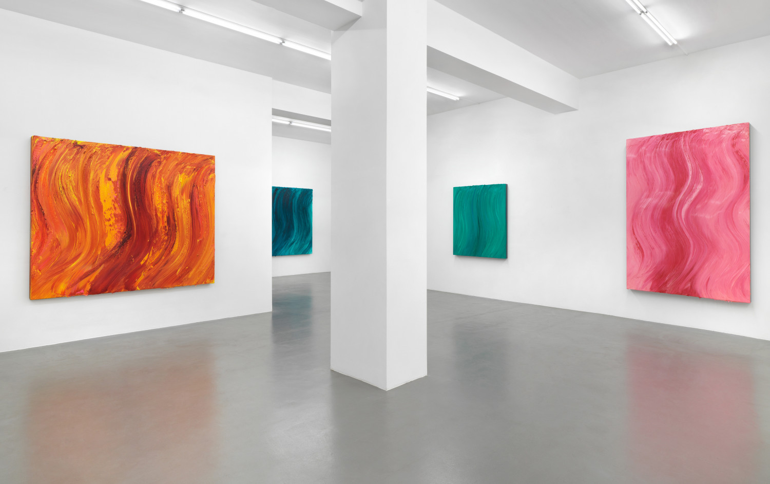 ‘Jason Martin – Polychrome Futures’, Installation view, Buchmann Galerie