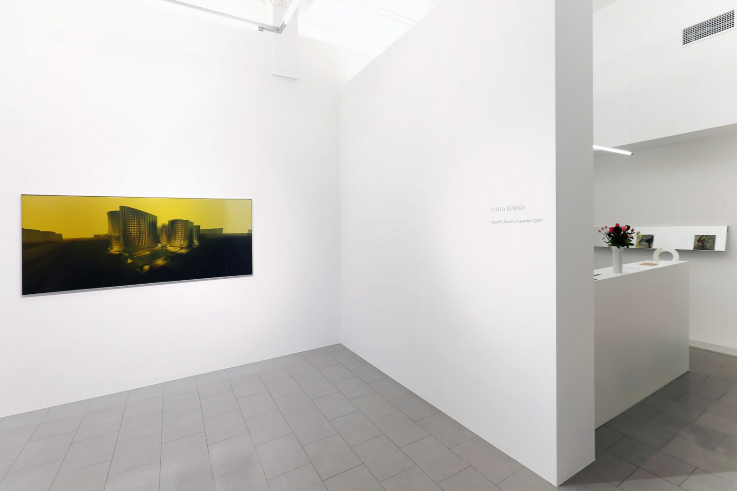 Zaha Hadid, Installation view, Buchmann Lugano