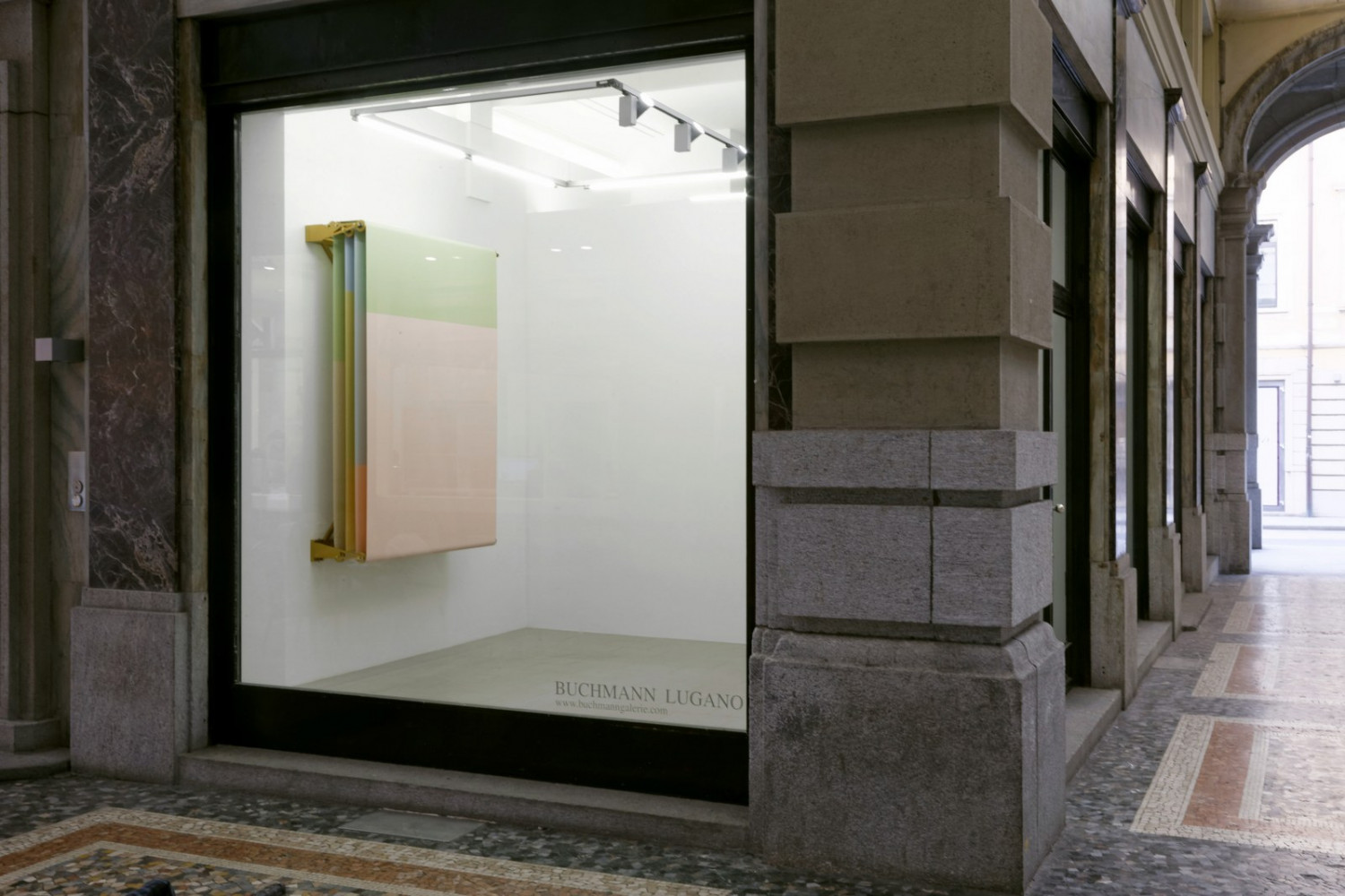 Alberto Garutti, Installationsansicht, Buchmann Lugano