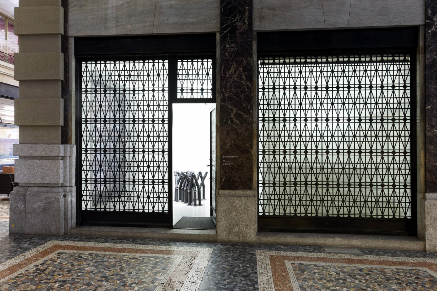 Bettina Pousttchi, ‘Curtain Wall ’, Installation view, Buchmann Lugano