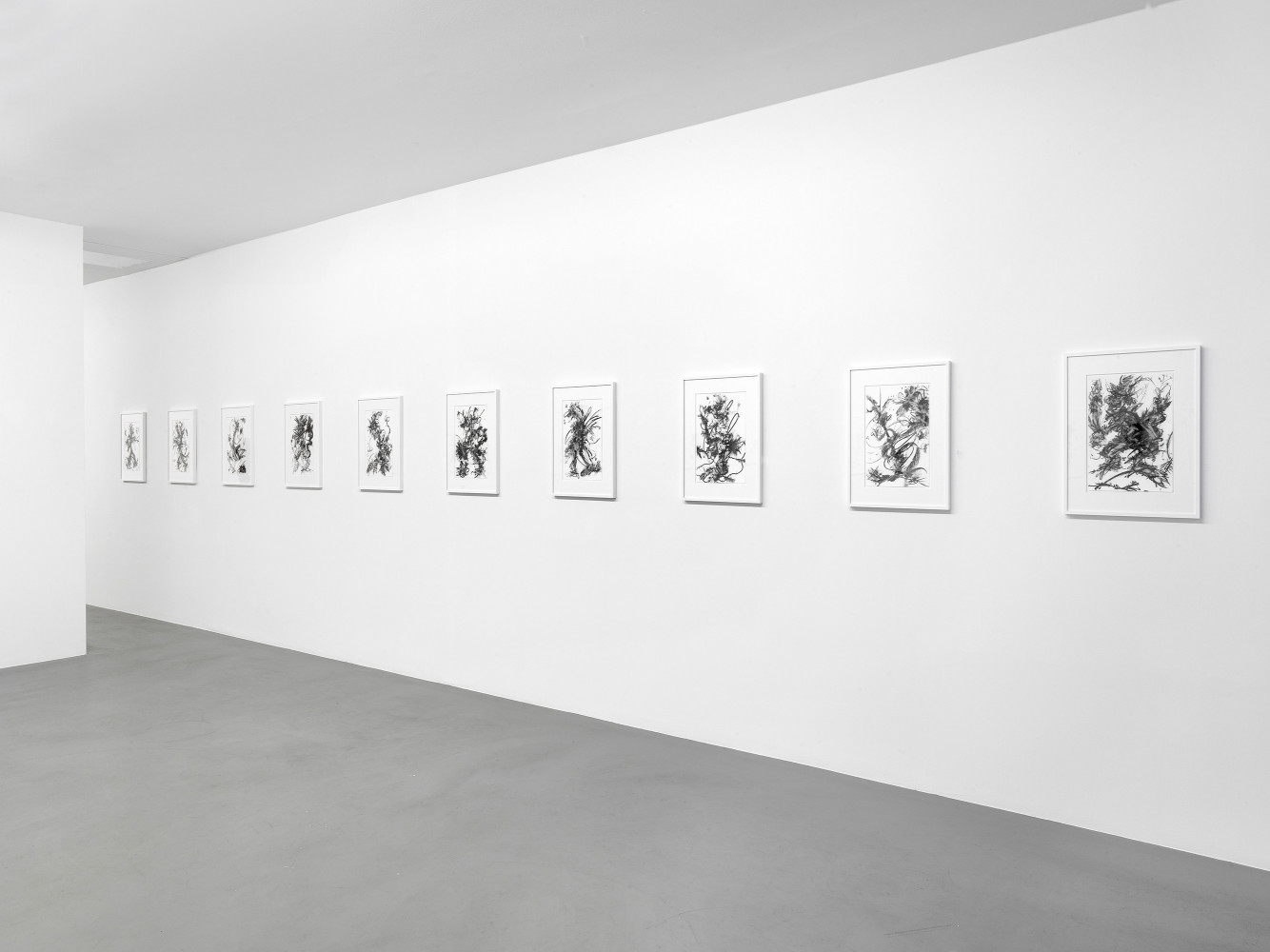 Fiona Rae, ‘Zeichnungen’, Installation view, Buchmann Box, 2014