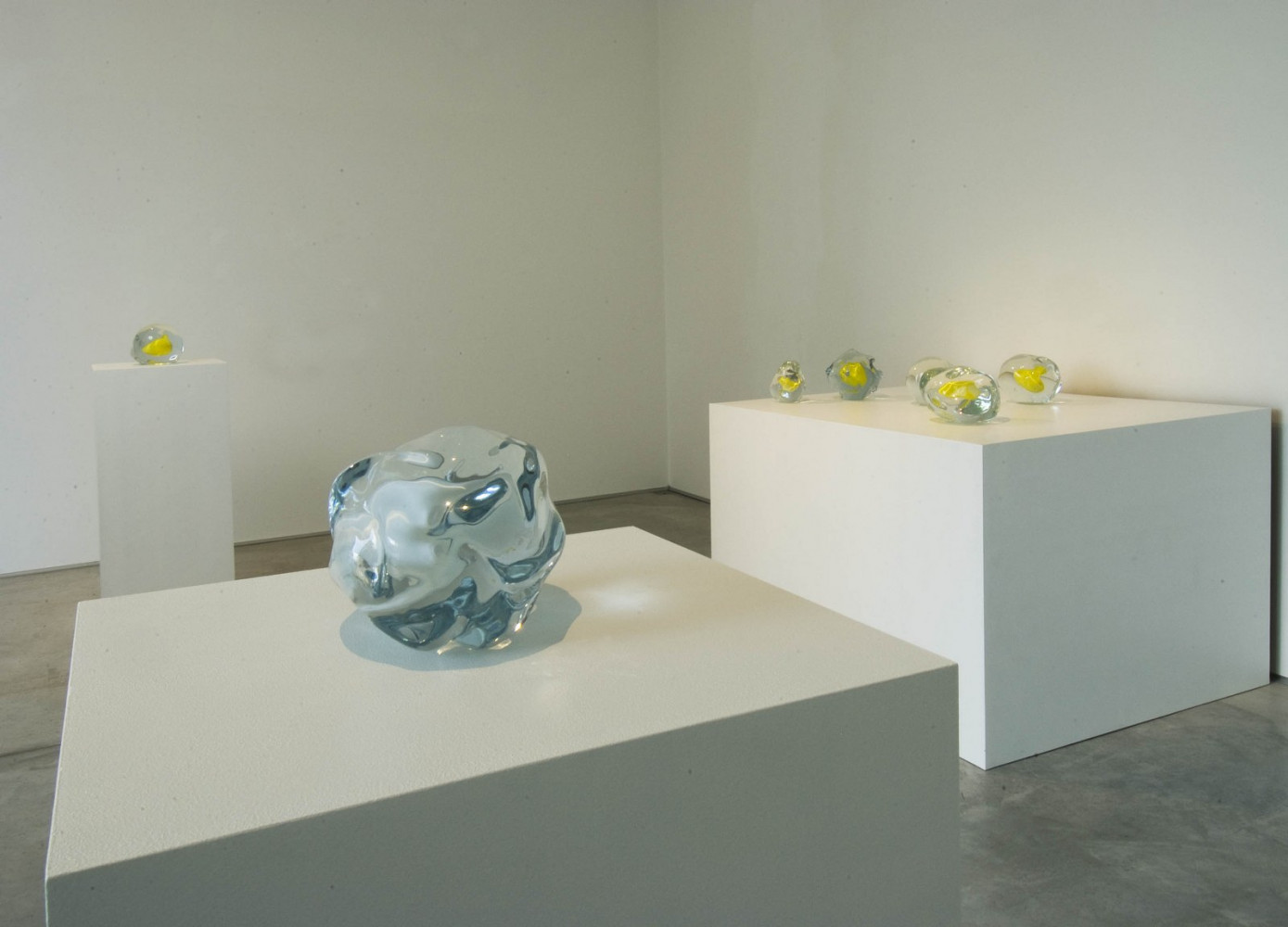 Wilhelm Mundt, ‘Lawrence Carroll_Yellow works – Wilhelm Mundt_Yellow Murano glass scultpures’, Installation view, Buchmann Agra
