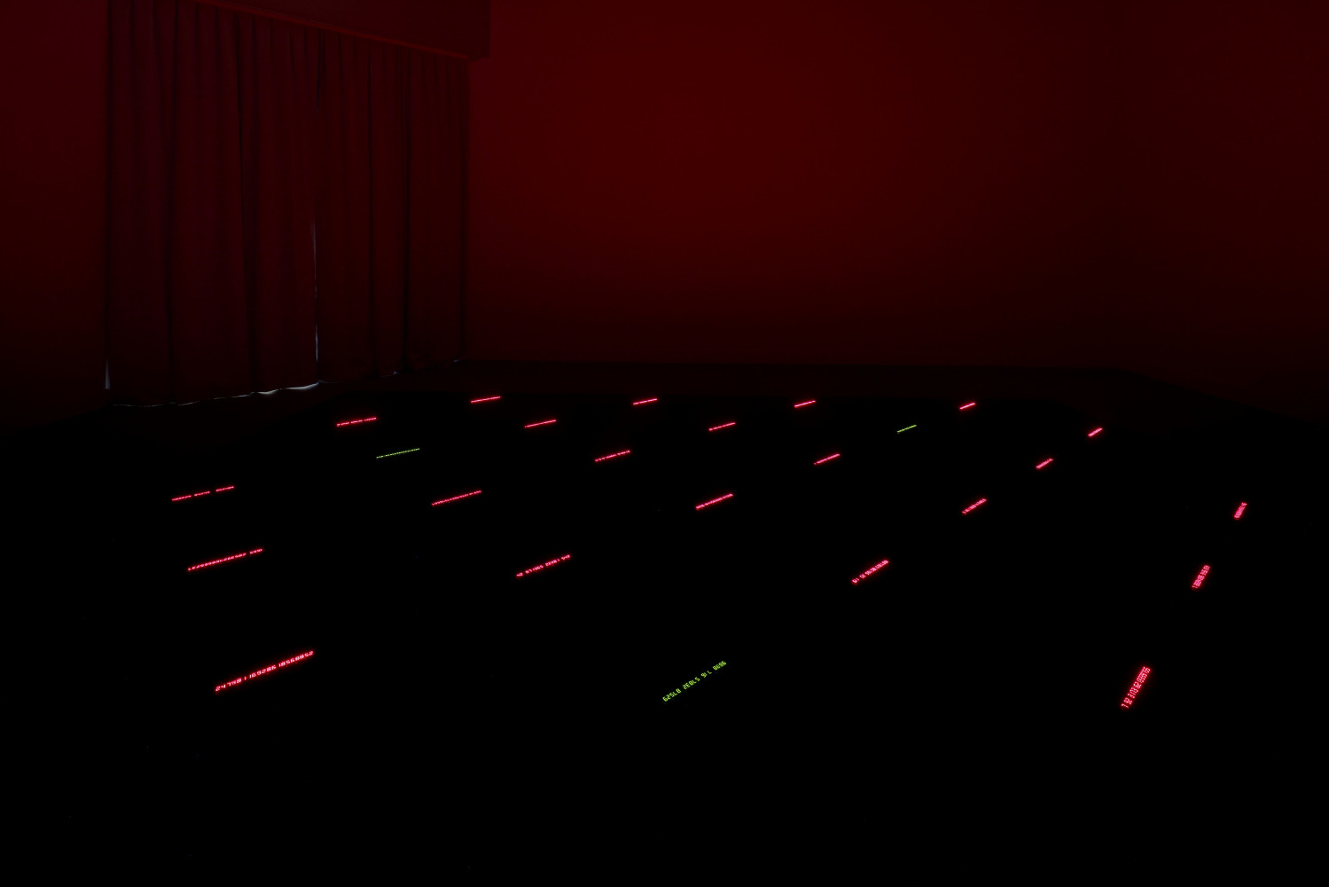 Tatsuo Miyajima, ‘Slash’, 1990, LED