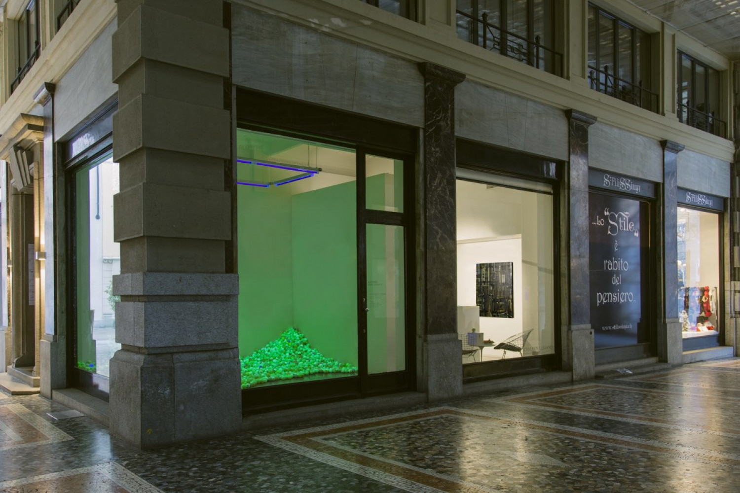 Alex Dorici, Installation view, Buchmann Lugano, 2015