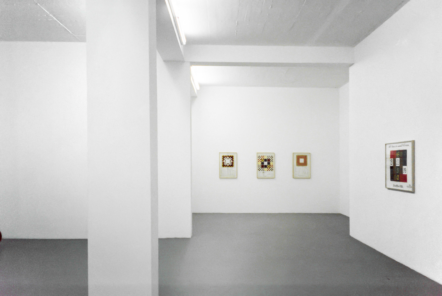 ‘Alfred Jensen – The Relationship between Structure and Function ’, Installationsansicht, Buchmann Galerie Köln, 1997